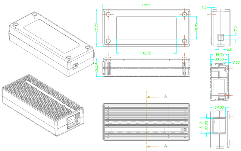 12v8000ma认证电源适配器